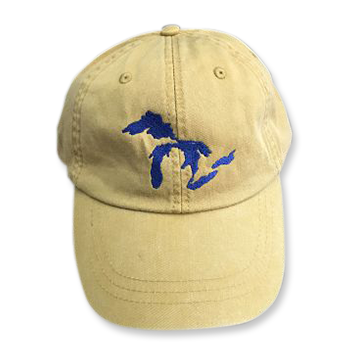 Great Lakes Embroidered Ball Cap - Mustard