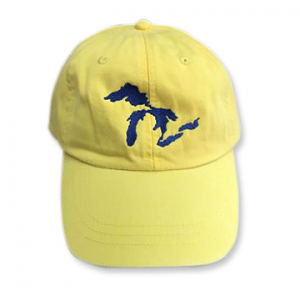 Great Lakes Embroidered Ball Cap - Lemon