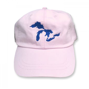 Great Lakes Embroidered Ball Cap - Light Pink