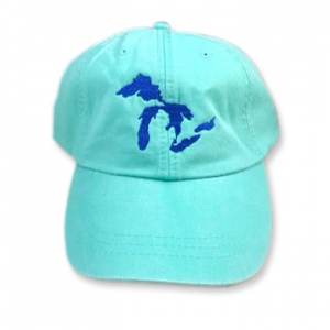Great Lakes Embroidered Ball Cap - Seafoam