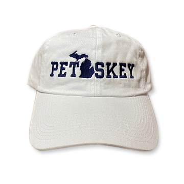 Petoskey Hat - White Embroidered Logo