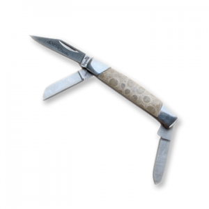 Petoskey Stone Three Blade Pocket Knife P