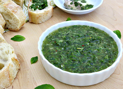 Grandpa Shorter's Basil Chimichurri Sauce Recipe 