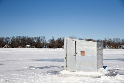 Lake Michigan Ice Fishing