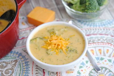 cheesy cream of broccoli soup recipe Grandpa Shorter's
