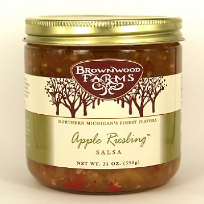 Apple Salsa Riesling Vinaigrette Brownwood Farms Grandpa Shorter's Recipe