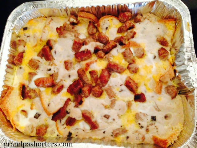 Cheese and Sausage Bake for Freezer Meals