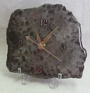 Petoskey Stone Clock