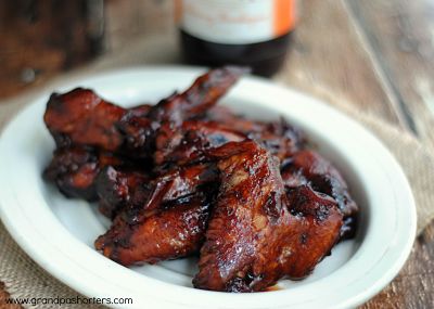 Grandpa Shorter's Brownwood Farms Cherry BBQ Sauce Wings Slow Cooker