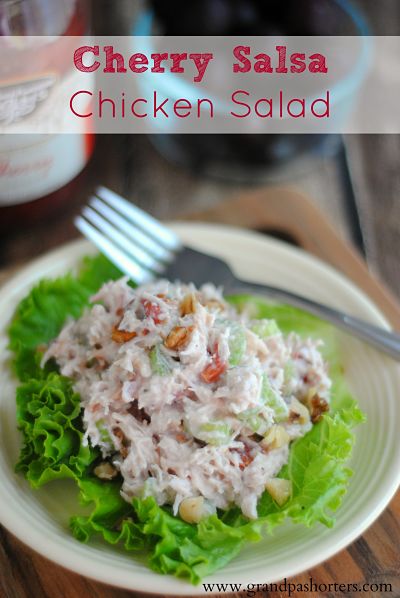 Grandpa Shorter's Brownwood Farms Cherry Salsa Chicken Salad Recipe 