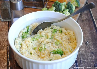 Grandpa Shorter's Cheese Rice Sid Dish Recipe Casserole Winter Comfort Food
