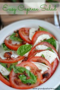 Easy Caprese Salad Recipe Summer Grandpa Shorter's 