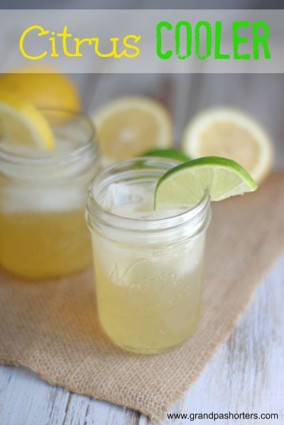 Citrus Cooler Recipe Grandpa Shorter's Summer Drink Beverage
