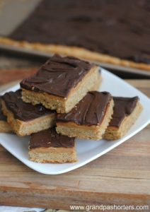 Peanut Butter Bars with Chocolate Frosting
