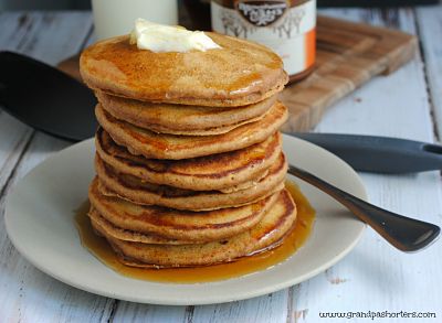 Grandpa Shorter's Pumpkin Pancakes Breakfast Brownwood Farms Pumpkin Butter Recipe