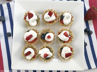 Grandpa Shorter's Mini Patriotic Fruit Cups