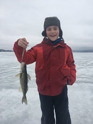 Grandpa Shorter's Ice Fishing in Northern Michigan