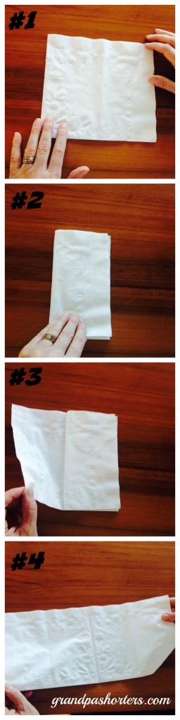 Napkin Etiquette How to Fold and Unfold a napkin