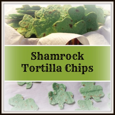 Shamrock tortilla chips