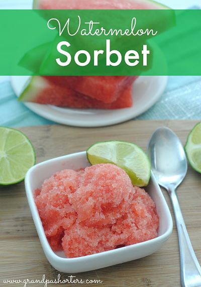 Watermelon Sorbet Recipe