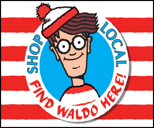 Shop Local and Find Waldo