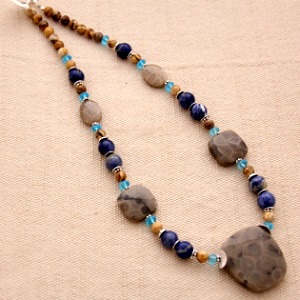 Petoskey Stone necklace