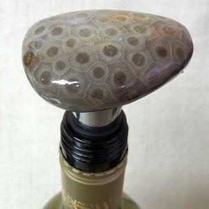 Petoskey Stone Wine Stopper