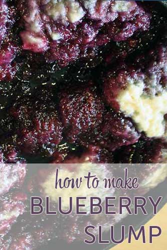 blueberry slump recipe