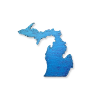 Michigan Magnet - Bright Blue