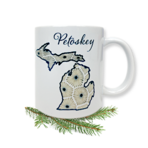 Petoskey Stone Lower Peninsula Mug_Grandpa Shorter's Petoskey Michigan Coffee Tea