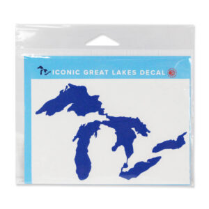 Iconic Great Lakes Decal Blue