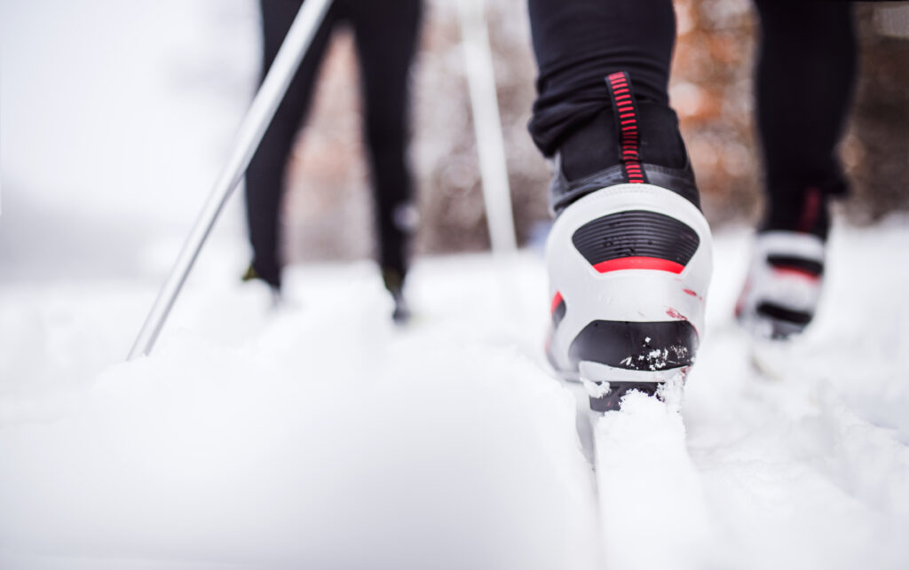 Cross-country skiing in Petoskey, Michigan