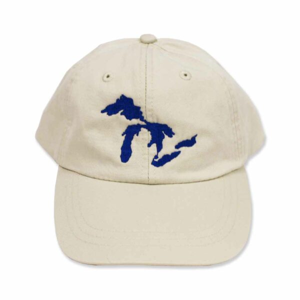 Great Lakes Embroidered Ball Cap - Ivory