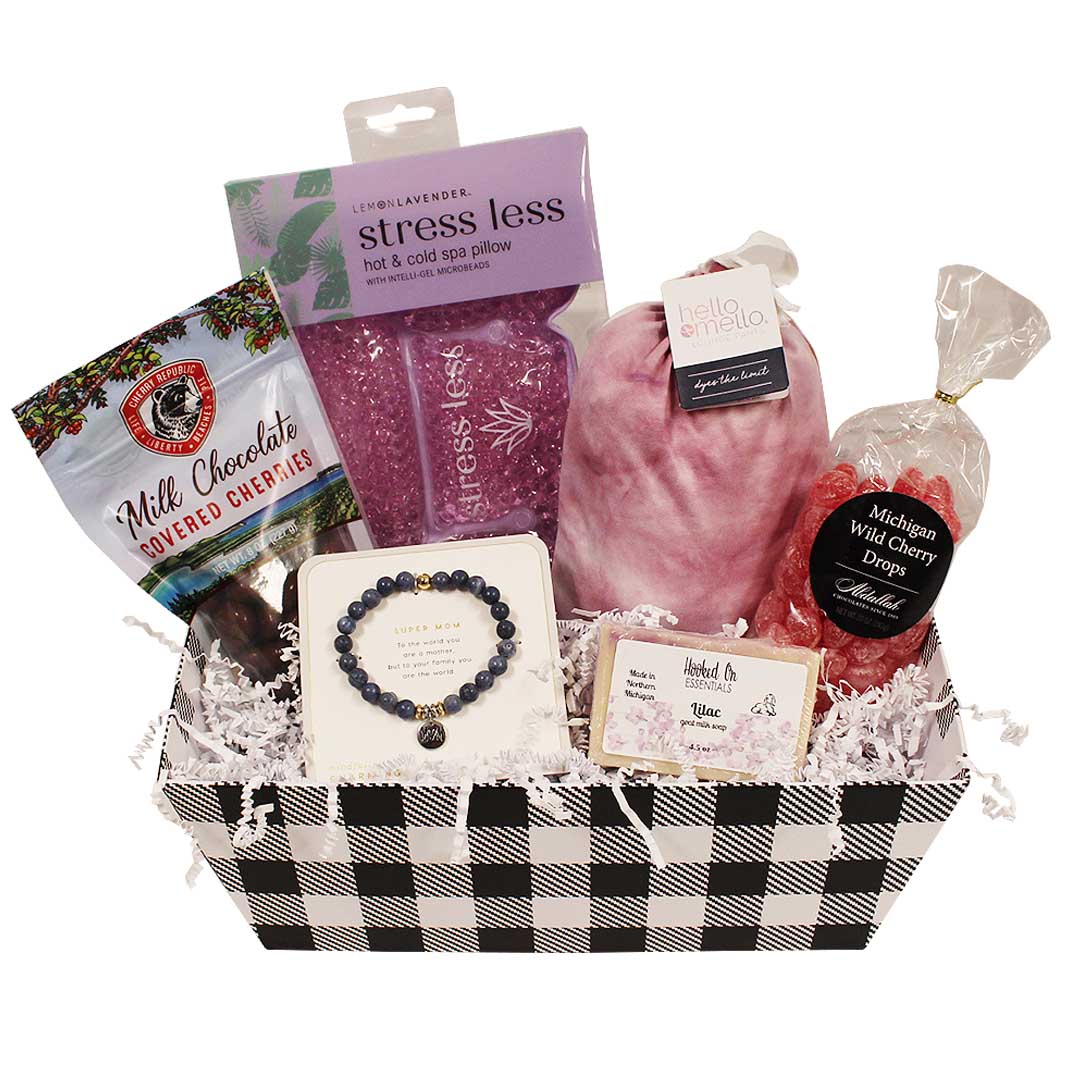 Custom New Mom Gift Basket (Deluxe) - Grandpa Shorter'S Gifts