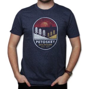 Petoskey Lake Michigan Forest Sunset T-Shirt