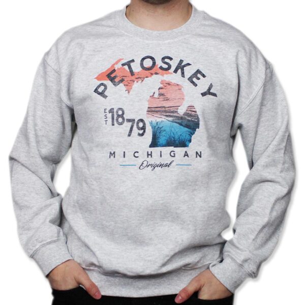 Petoskey Michigan EST 1879 Sweatshirt