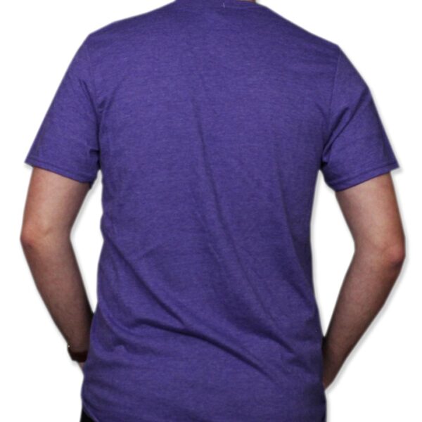Petoskey Michigan T-Shirt - Heather Purple BACK