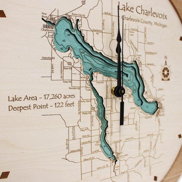 Lake Charlevoix Clock Close 1