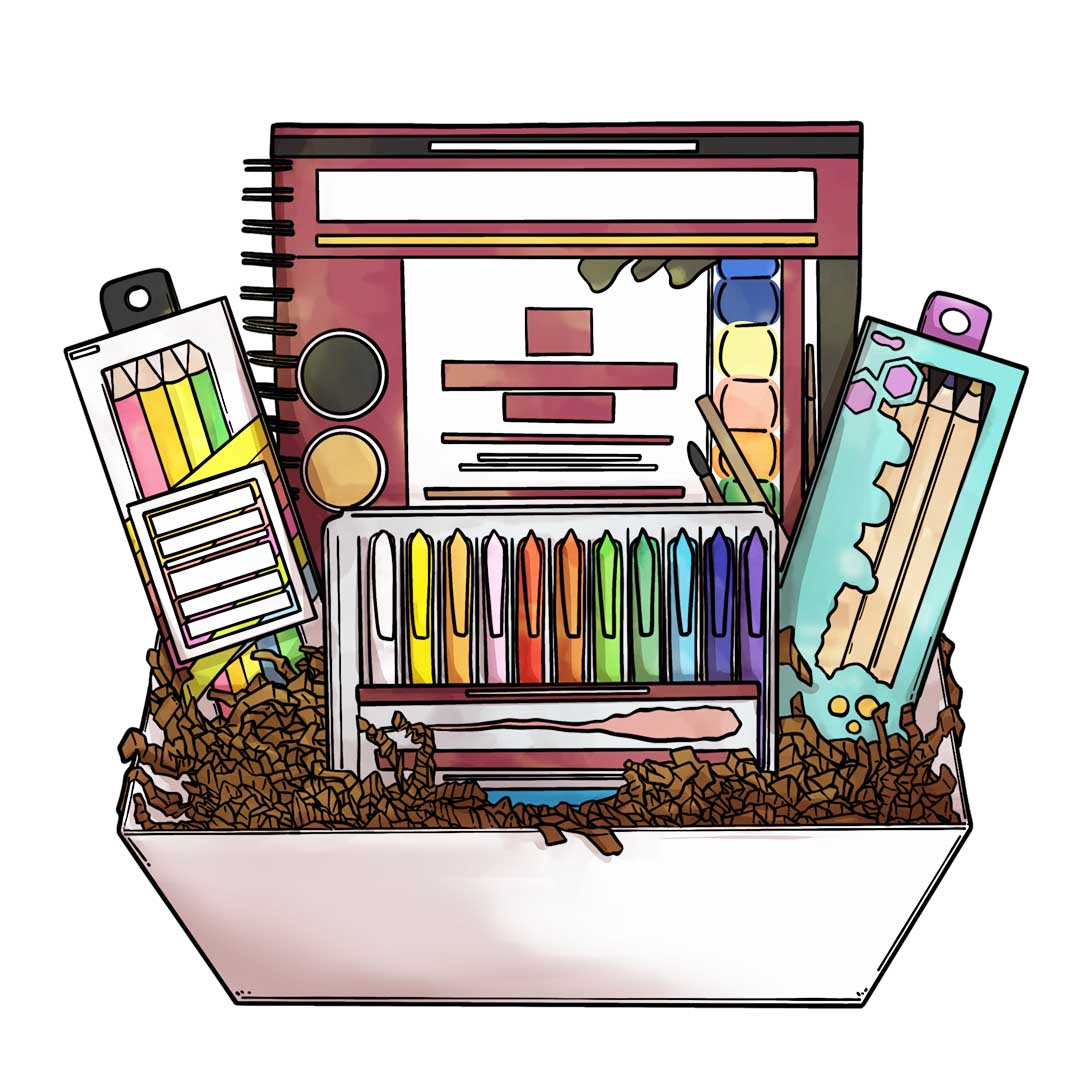 Little Artist Gift Basket