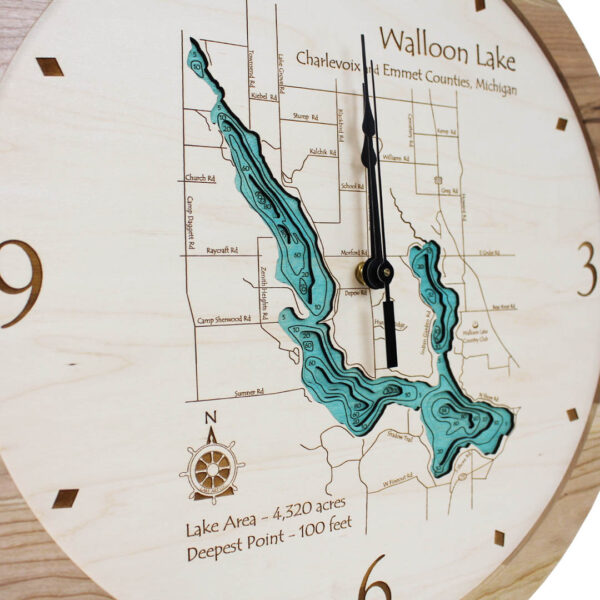 Walloon Lake Clock Close 1