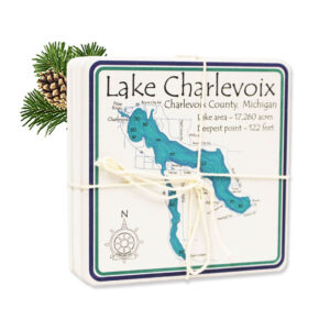 Lake Charlevoix Stone Coasters