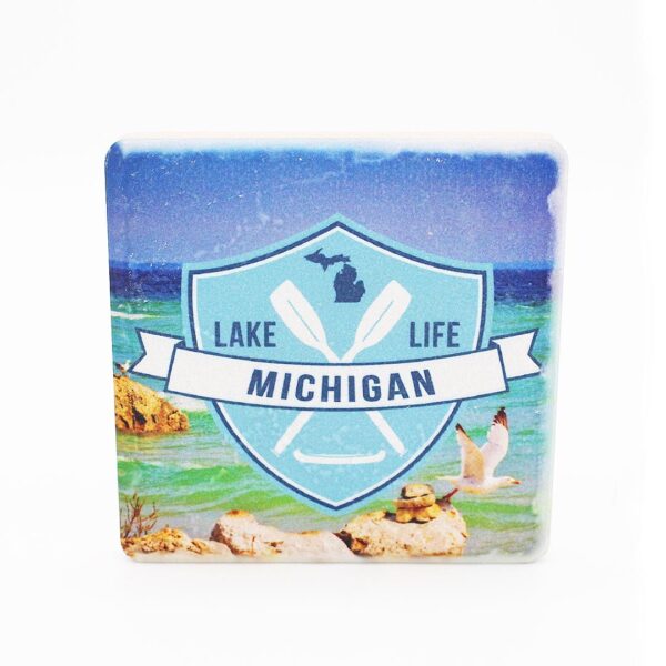 Michigander Gift Box Coaster