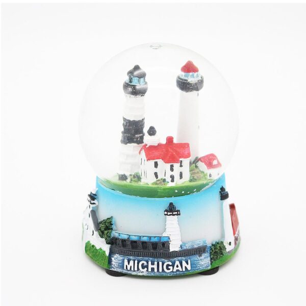 Michigander Gift Box Snow Globe