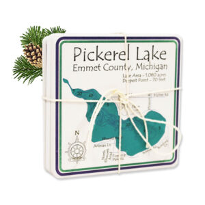 Pickerel Lake Stone Coasters