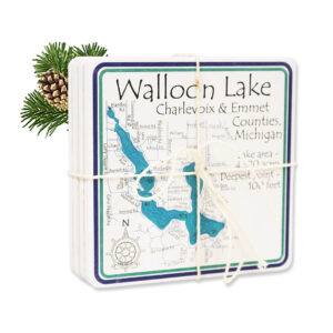 Walloon Lake Stone Coasters