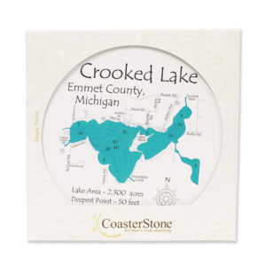 Crooked Lake Coaster Stone Trivet