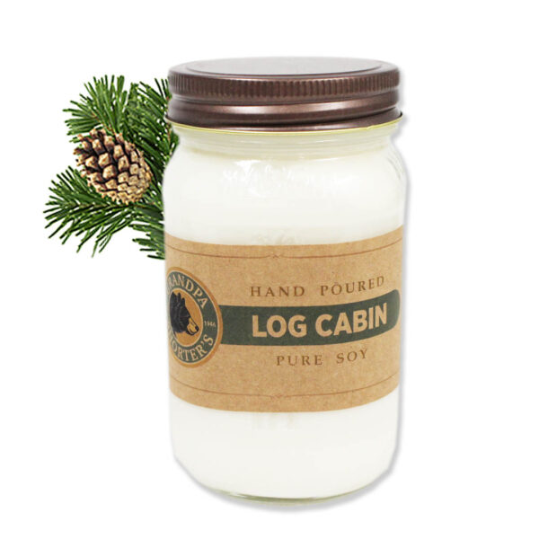 Log Cabin Soy Candle - Large