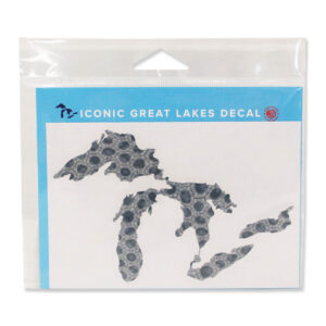 Iconic Great Lakes Decal Petoskey Stone