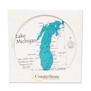 Lake Michigan Coaster Stone Trivet