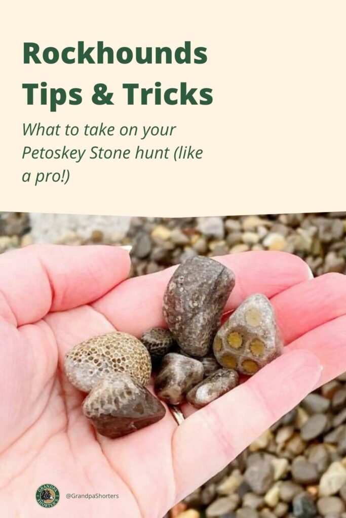 Tips and tricks for finding Petoskey Stones